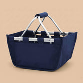 RED TO PURPLE LLC - K103 | MINI MARKET TOTE - SOLID - Navy