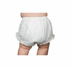 Monogram Blanks - Diaper Cover Eyelet Panty, Double Seated