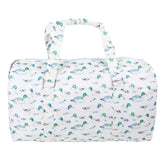 Duck/Pink Floral Nylon Duffle Bag