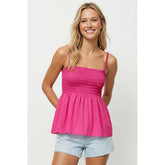 Pom Pom Smocking Top