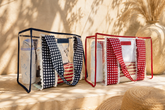 Case-Mate - Case-Mate Navy Gingham Jelly Tote Bag