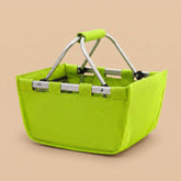 RED TO PURPLE LLC - K103 | MINI MARKET TOTE - SOLID - Lime Green