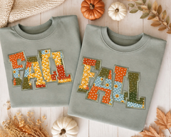 Fall Patchwork Appliqué Tee 🍂🌻