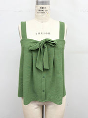 Tie Front Flowy Cami Top