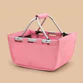 RED TO PURPLE LLC - K103 | MINI MARKET TOTE - SOLID - Baby Pink