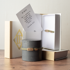 Lenny & Eva - Sentiment Cord Bracelet-Proverbs 31:25, Be Brave, Graduation