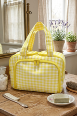 Gingham Cosmetic Case