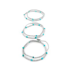 Erimish - Tatum Starter Stack Turq/Silver