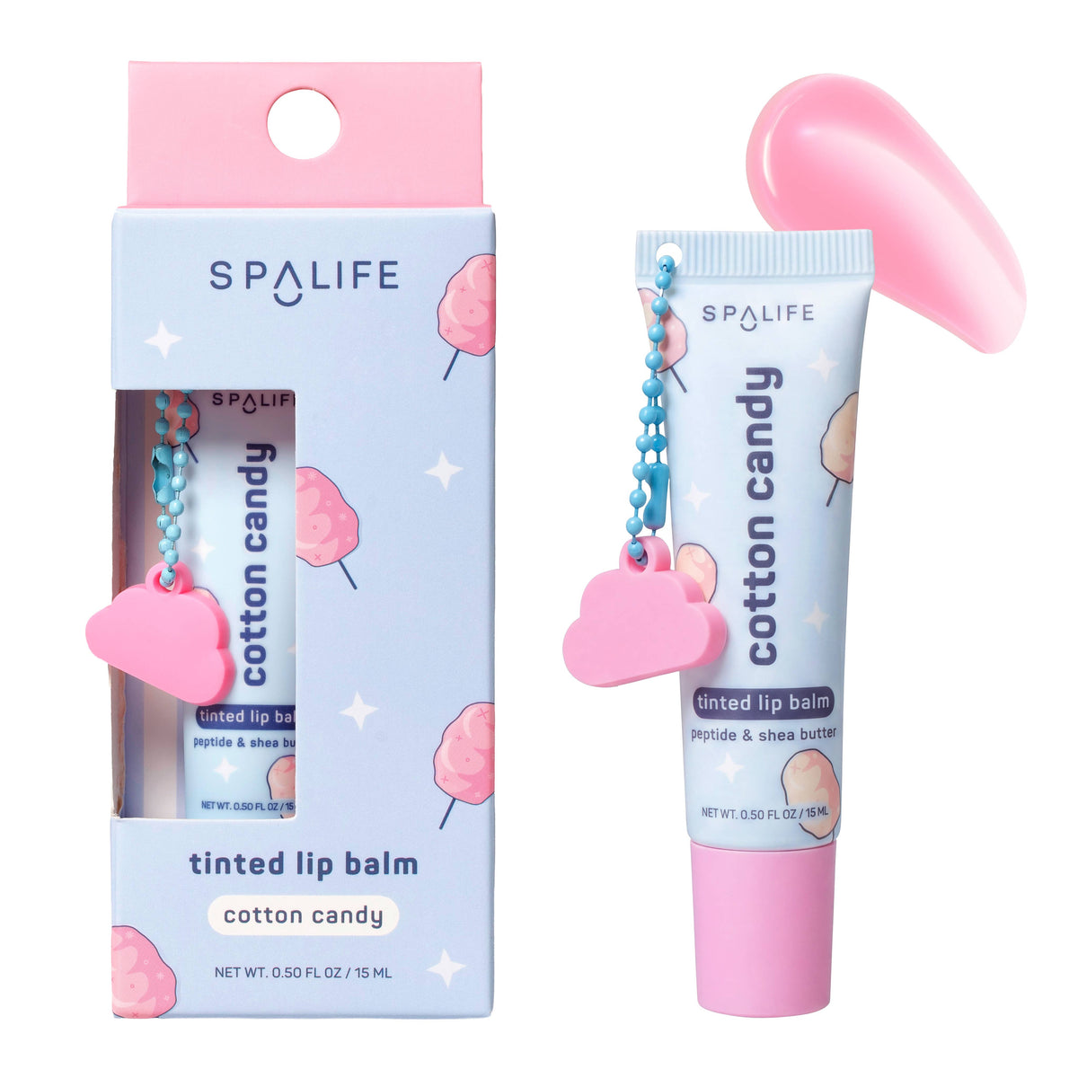My Spa Life - Cotton Candy Tinted Lip Balm (with peptide & shea butter)