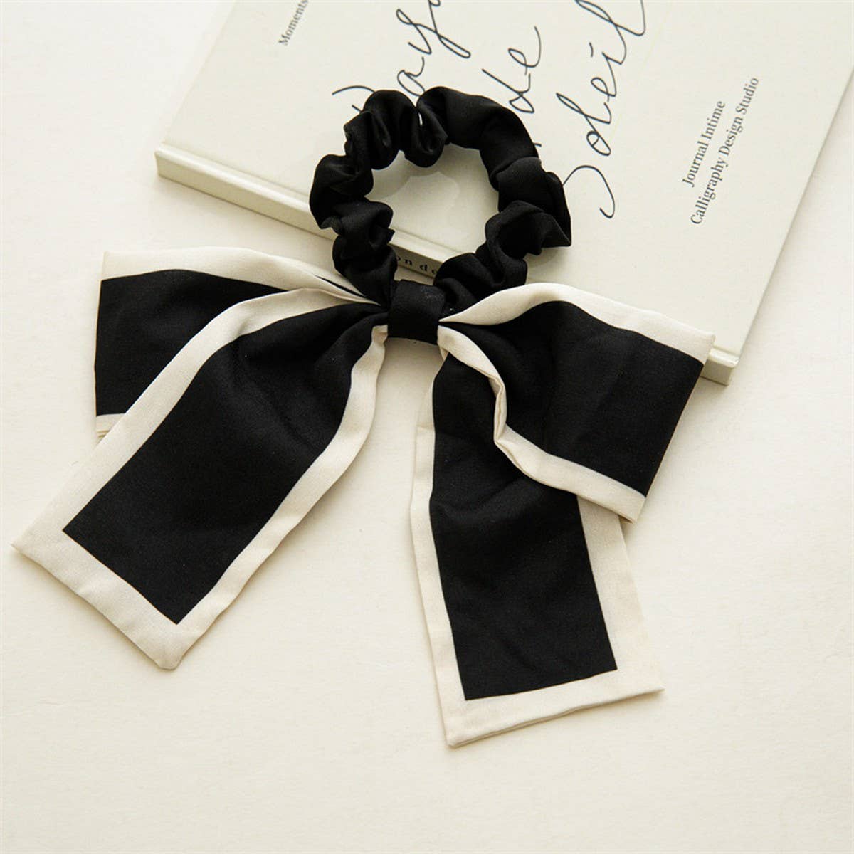 ACCITY - BOW HAIR BAND PONYTAIL RIBBON HAIR ACCESSORIES_CWAHA4162
