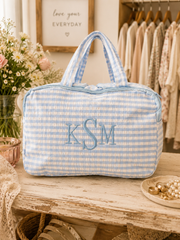 Gingham Cosmetic Case