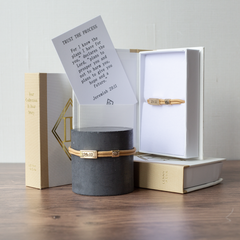 Lenny & Eva - Sentiment Cord Bracelet-Jeremiah 29:11, Trust the Process