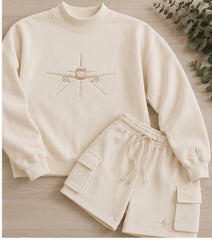 WHEELS UP SHORTS-Beige