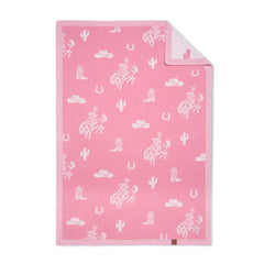 SWaddle AN - Cowgirl Jacquard Knit Baby Blanket