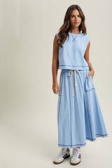 MUSCLE TANK AND SKIRT SET / WL25-12220