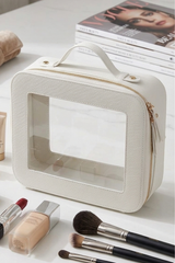 Nash Grey - Posie White Clear Travel Bag