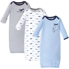 BabyVision - Luvable Friends Cotton Gowns, Airplane