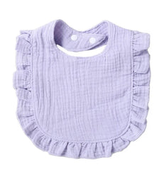 Zsa Zsa & LoLLi Monogram Blanks - Muslin Ruffle Toddler Bib ($4 ea) Baby Gift, Shower Gift