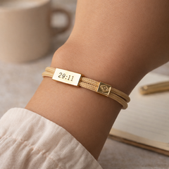 Lenny & Eva - Sentiment Cord Bracelet-Jeremiah 29:11, Trust the Process