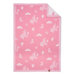SWaddle AN - Cowgirl Jacquard Knit Baby Blanket