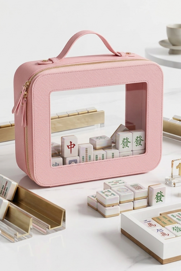 Nash Grey - Posie Pink Clear Travel Bag