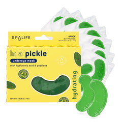 My Spa Life - Pickle Shaped Hydrating Eye Patches l Spa Skincare Gift 8 Pk
