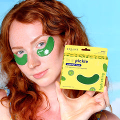 My Spa Life - Pickle Shaped Hydrating Eye Patches l Spa Skincare Gift 8 Pk