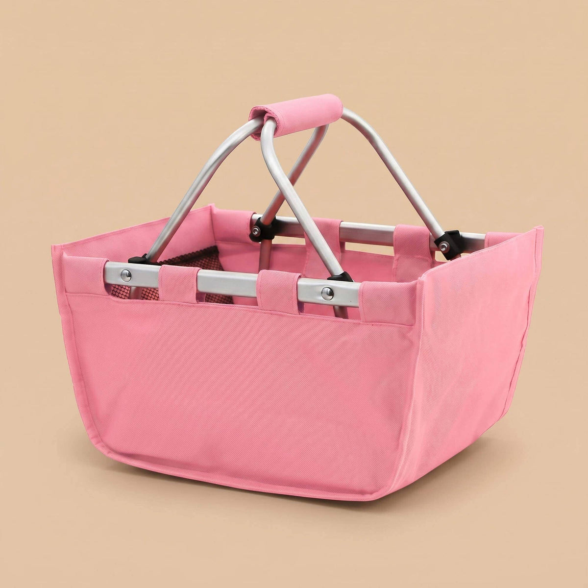 RED TO PURPLE LLC - K103 | MINI MARKET TOTE - SOLID - Baby Pink