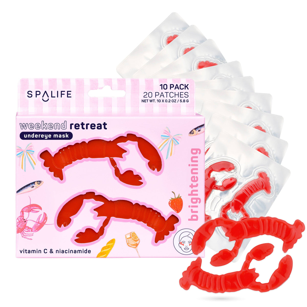 My Spa Life - Weekend Retreat Brightening Undereye Patches l 10 Pack