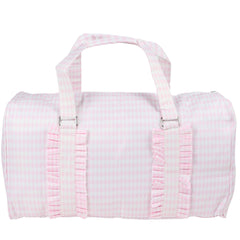 Duck/Pink Floral Nylon Duffle Bag