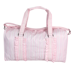 Duck/Pink Floral Nylon Duffle Bag